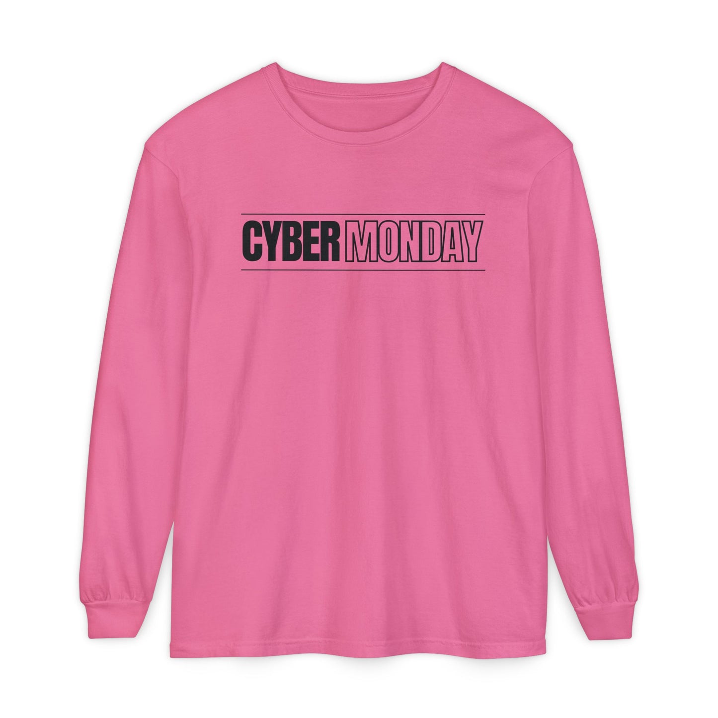 Cyber Monday Graphic Long Sleeve - Premium Unisex Cotton