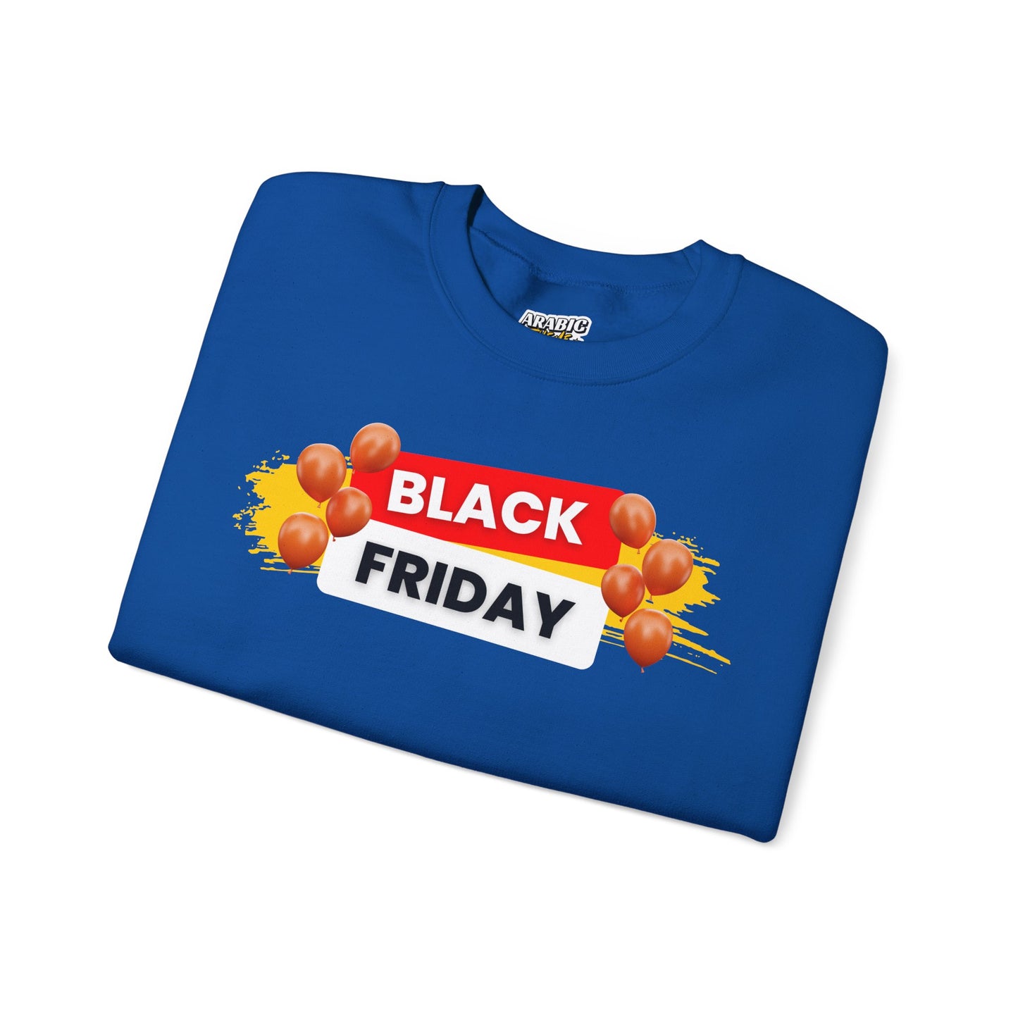 Black Friday Party Sweatshirt - Celebration Graphic Unisex Crewneck