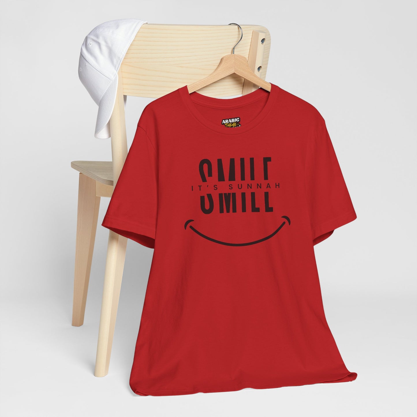 Smile it's Sunnah Graphic Tee T-Shirt - Smile it's Sunnah Typography Islamic Unisex Tee