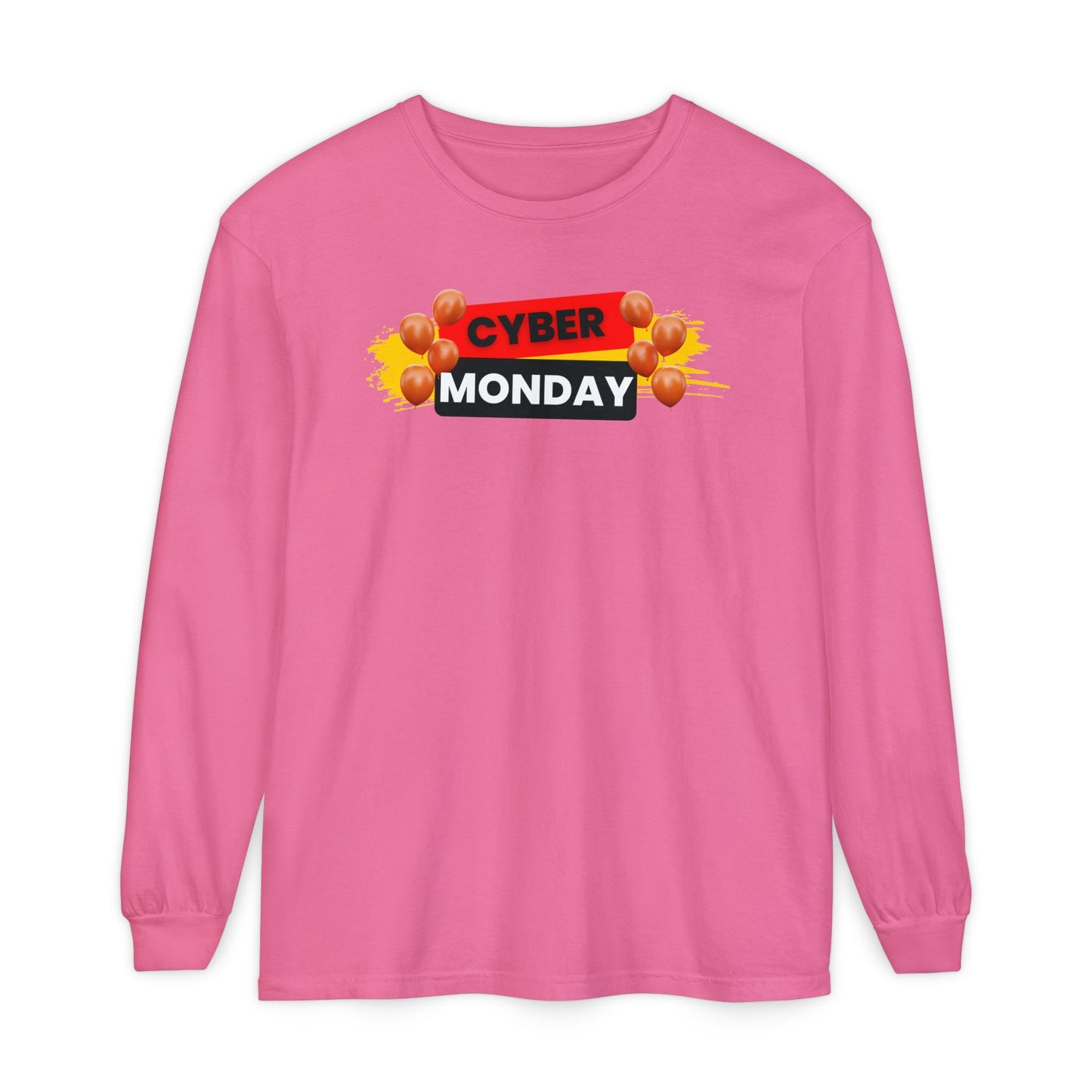 Cyber Monday Party Long Sleeve - Celebration Graphic Unisex Tee