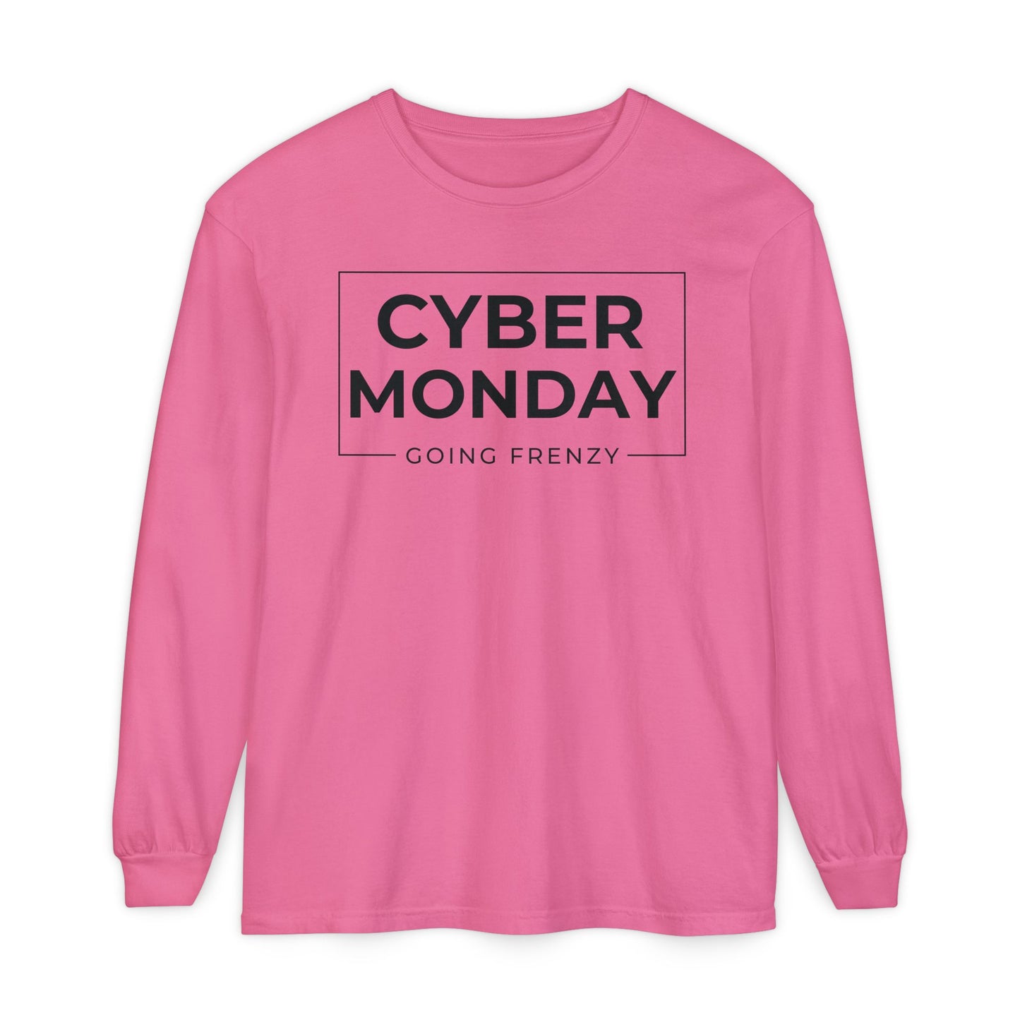 Cyber Monday Going Frenzy Long Sleeve - Badge Graphic Tee