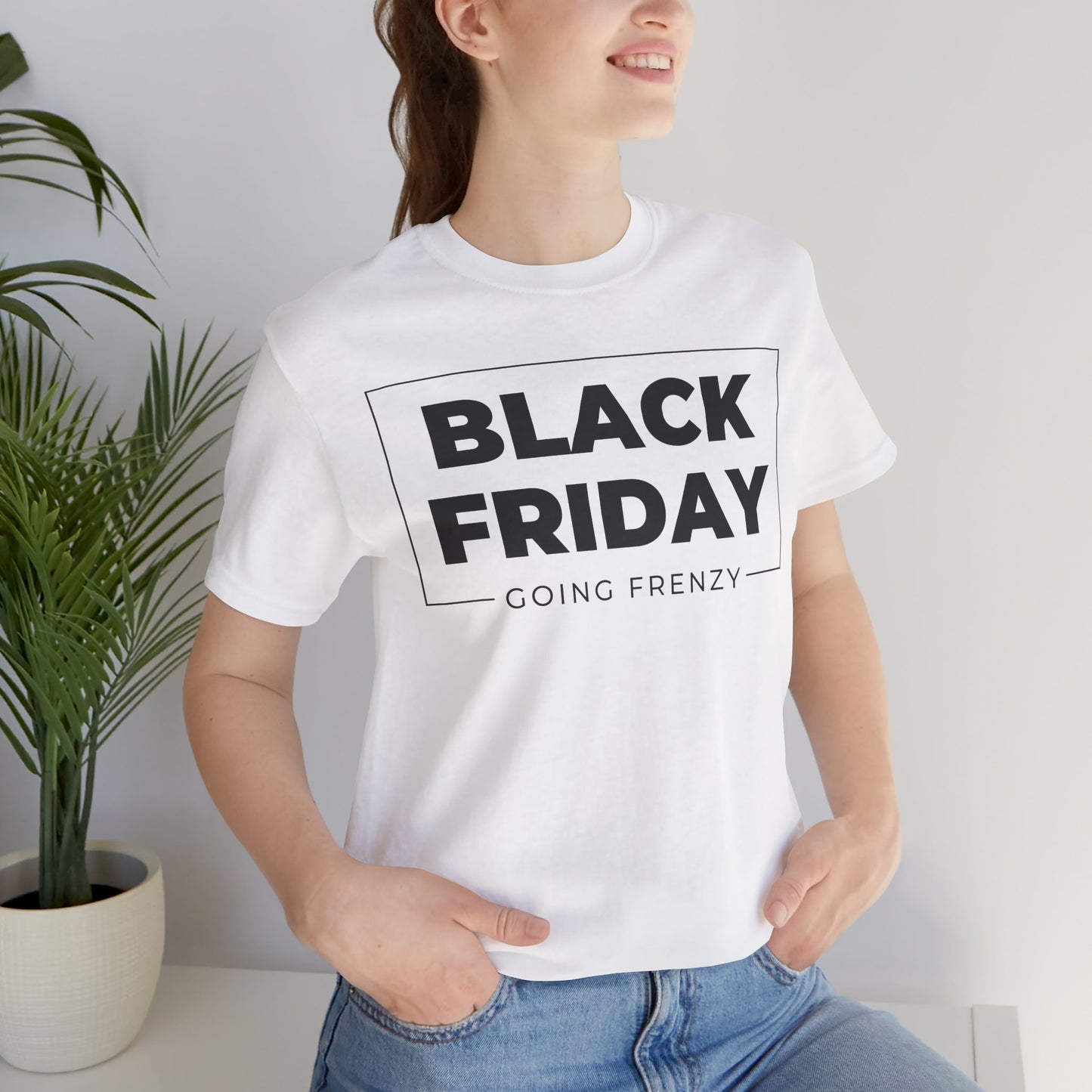 Black Friday Going Frenzy T-Shirt - Badge Graphic Unisex Tee
