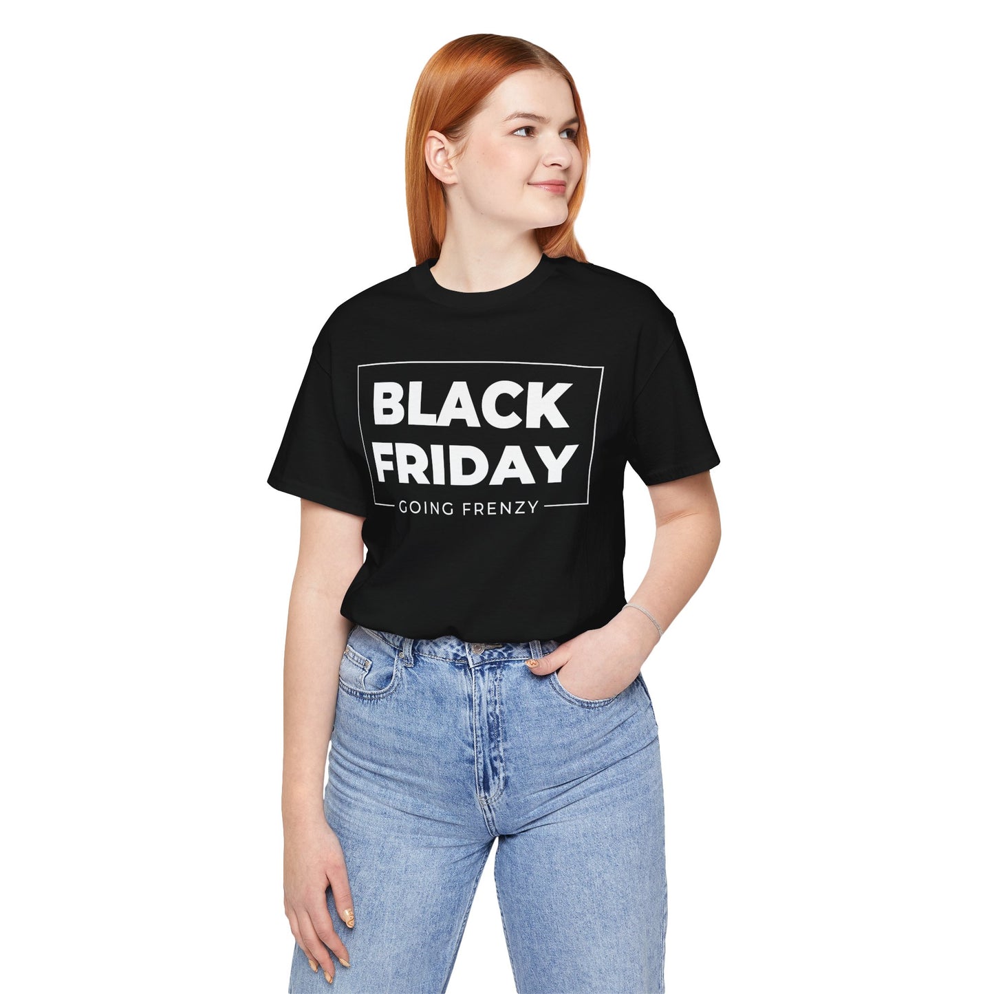 Black Friday Going Frenzy T-Shirt - Badge Graphic Unisex Tee