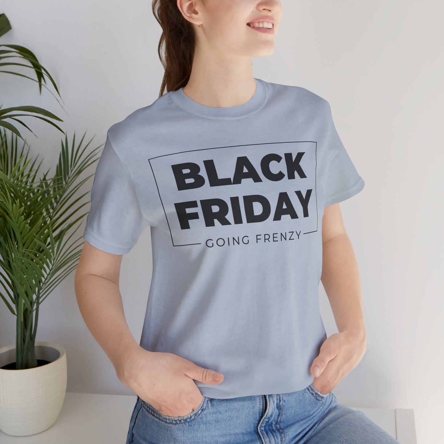 Black Friday Going Frenzy T-Shirt - Badge Graphic Unisex Tee