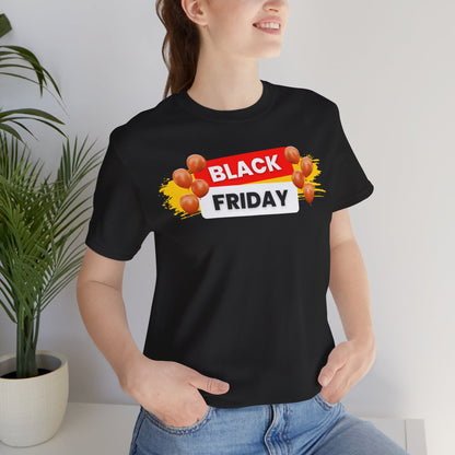 Black Friday Party T-Shirt - Celebration Graphic Unisex Cotton Tee