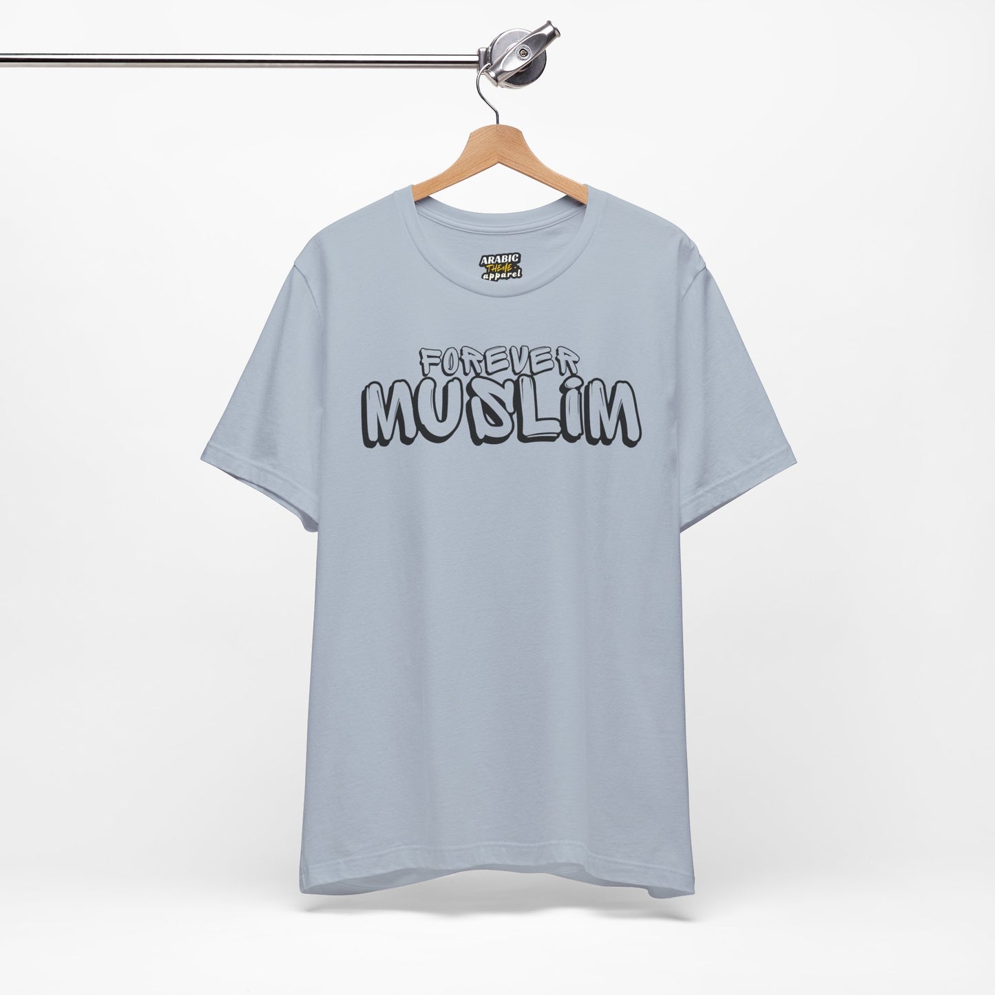 Forever Muslim Typographic Tee T-Shirt - Cozy Soft Cotton Unisex Statement Tee
