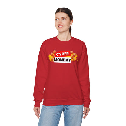 Cyber Monday Party Sweatshirt - Celebration Graphic Unisex Crewneck