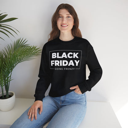 Black Friday Going Frenzy Sweatshirt - Badge Graphic Crewneck