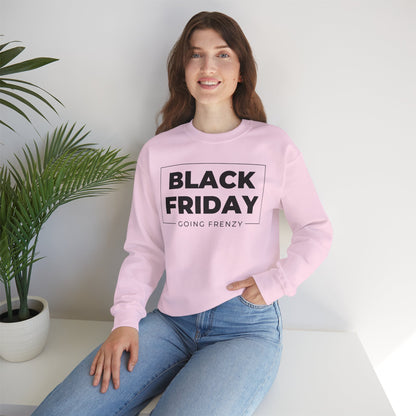 Black Friday Going Frenzy Sweatshirt - Badge Graphic Crewneck