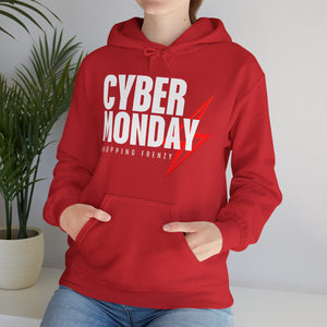 Cyber Monday Shopping Frenzy Hoodie - Lightning Graphic Fleece