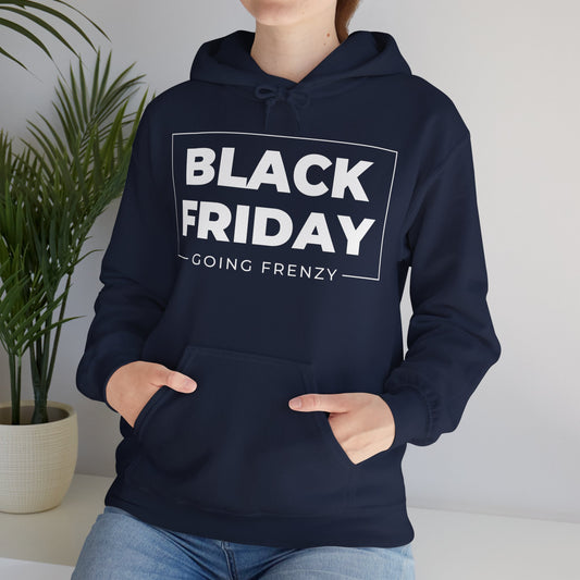 Black Friday Going Frenzy Hoodie - Badge Graphic Fleece