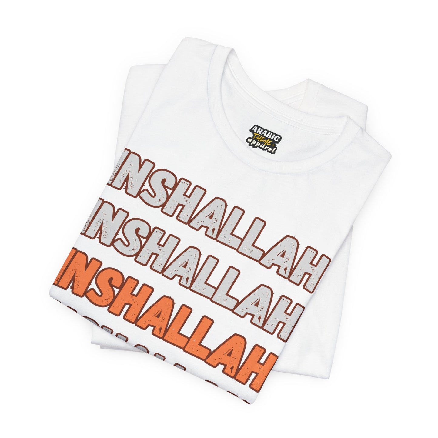 Inshallah Comes True Typographic Tee T-Shirt - Cozy Soft Cotton Unisex Tee