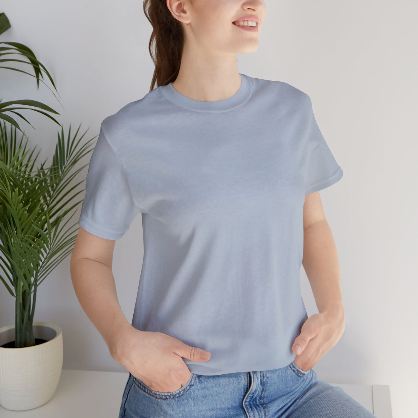 Premium Cotton Essential Blank Tee T-Shirt - Cozy Soft Unisex Tee