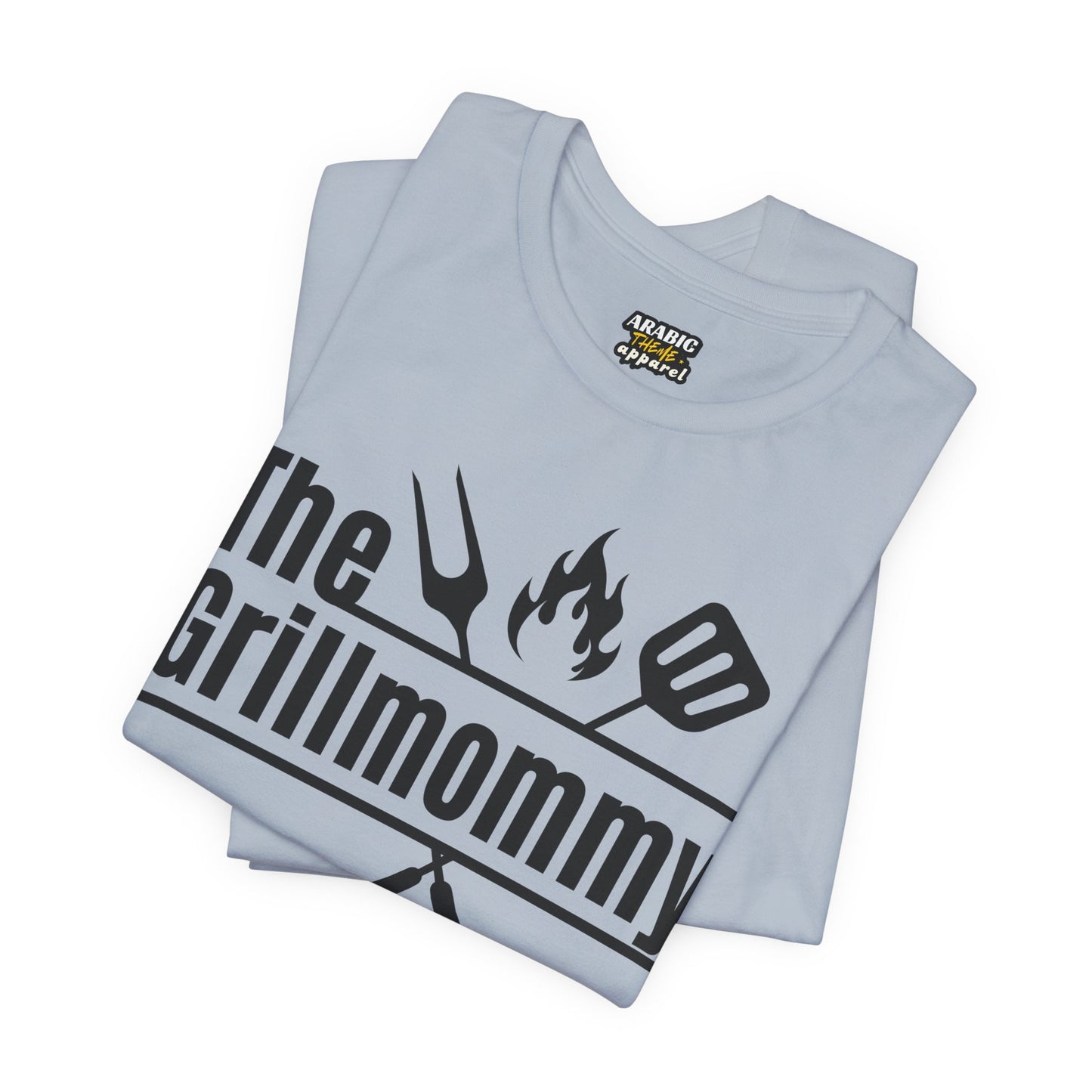 The Grillmommy Typography Tee T-Shirt - Cozy Soft Cotton Unisex BBQ Graphic Tee