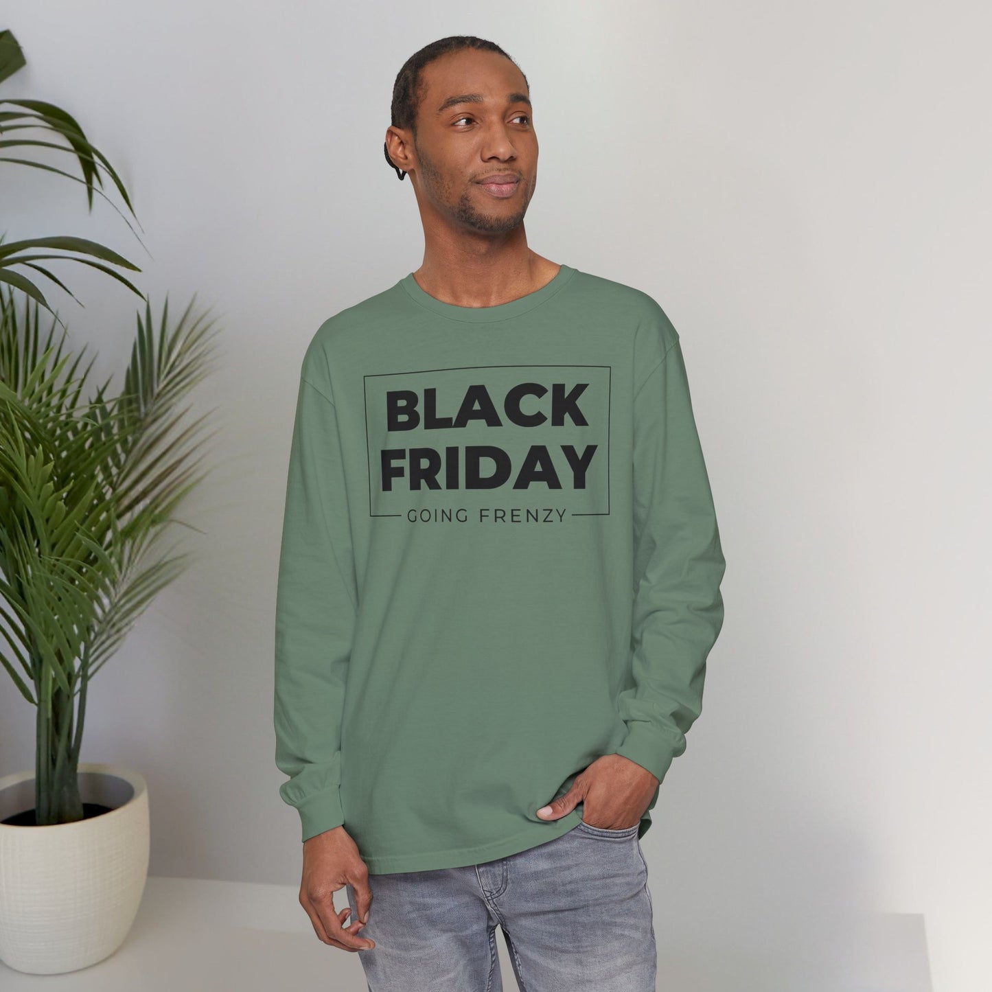 Black Friday Going Frenzy Long Sleeve - Badge Graphic Tee