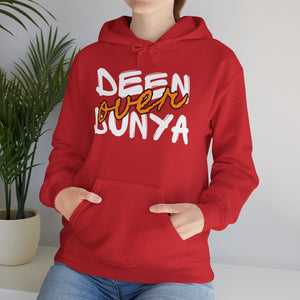 Deen Over Dunya Typographic Hoodie - Cozy Soft Cotton Unisex Statement Hoodie