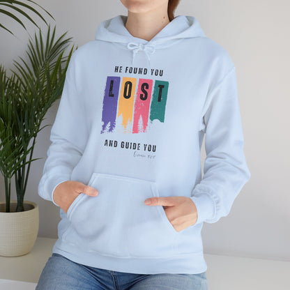 He Found You lost And Guide You Graphic Hoodie - He Found You lost And Guide You Typography Islamic Unisex Hoodie
