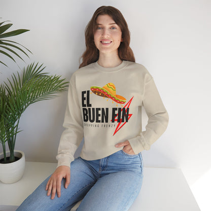 El Buen Fin Shopping Frenzy Sweatshirt - Lightning Graphic Crewneck