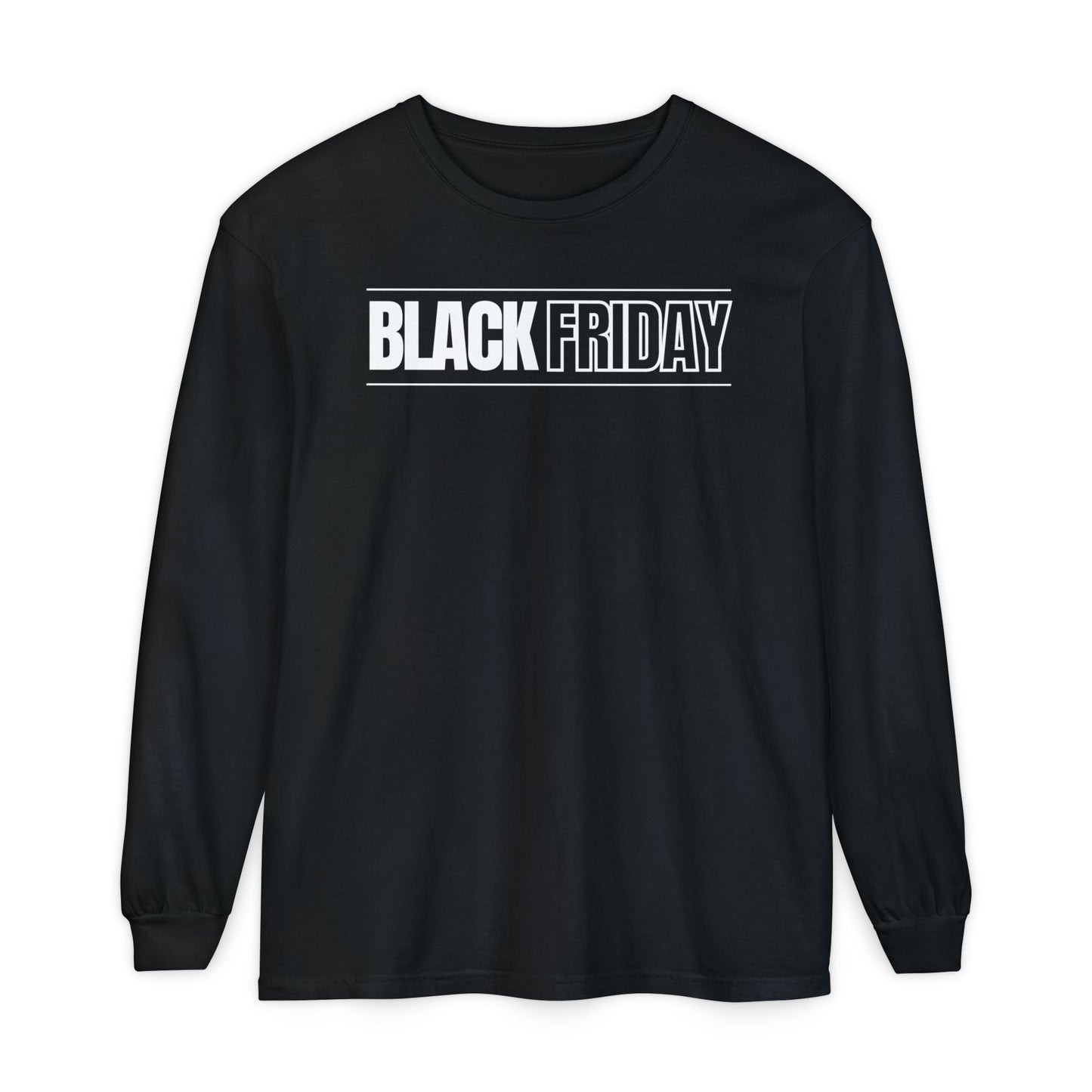 Black Friday Graphic Long Sleeve - Premium Unisex Cotton