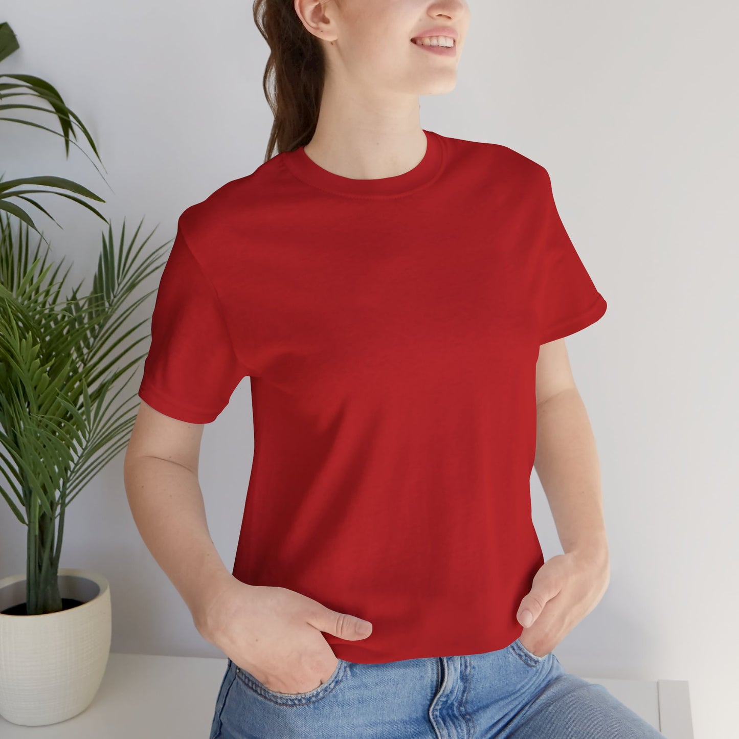 Premium Cotton Essential Blank Tee T-Shirt - Cozy Soft Unisex Tee