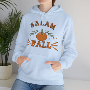 Salam Fall Pumpkin Graphic Hoodie - Cozy Autumn Pumpkin Graphic Unisex Hoodie