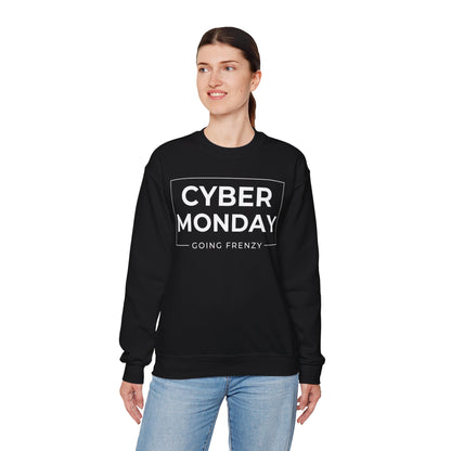 Cyber Monday Going Frenzy Sweatshirt - Badge Graphic Crewneck