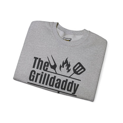 The Grilldaddy Typography Sweatshirt - Cozy Soft Cotton Unisex BBQ Graphic Sweatshirt