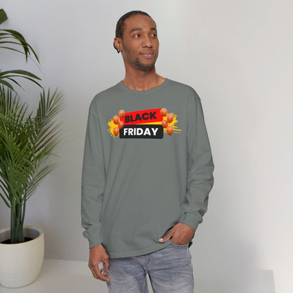 Black Friday Party Long Sleeve - Celebration Graphic Unisex Tee