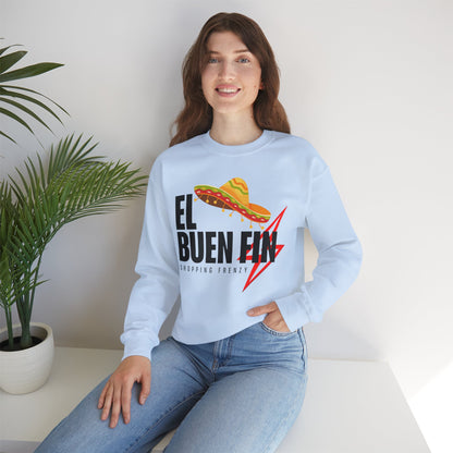 El Buen Fin Shopping Frenzy Sweatshirt - Lightning Graphic Crewneck