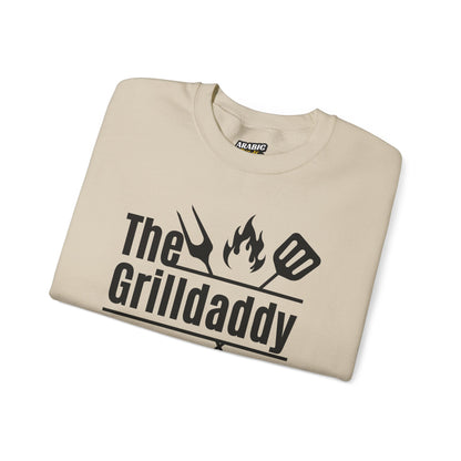 The Grilldaddy Typography Sweatshirt - Cozy Soft Cotton Unisex BBQ Graphic Sweatshirt