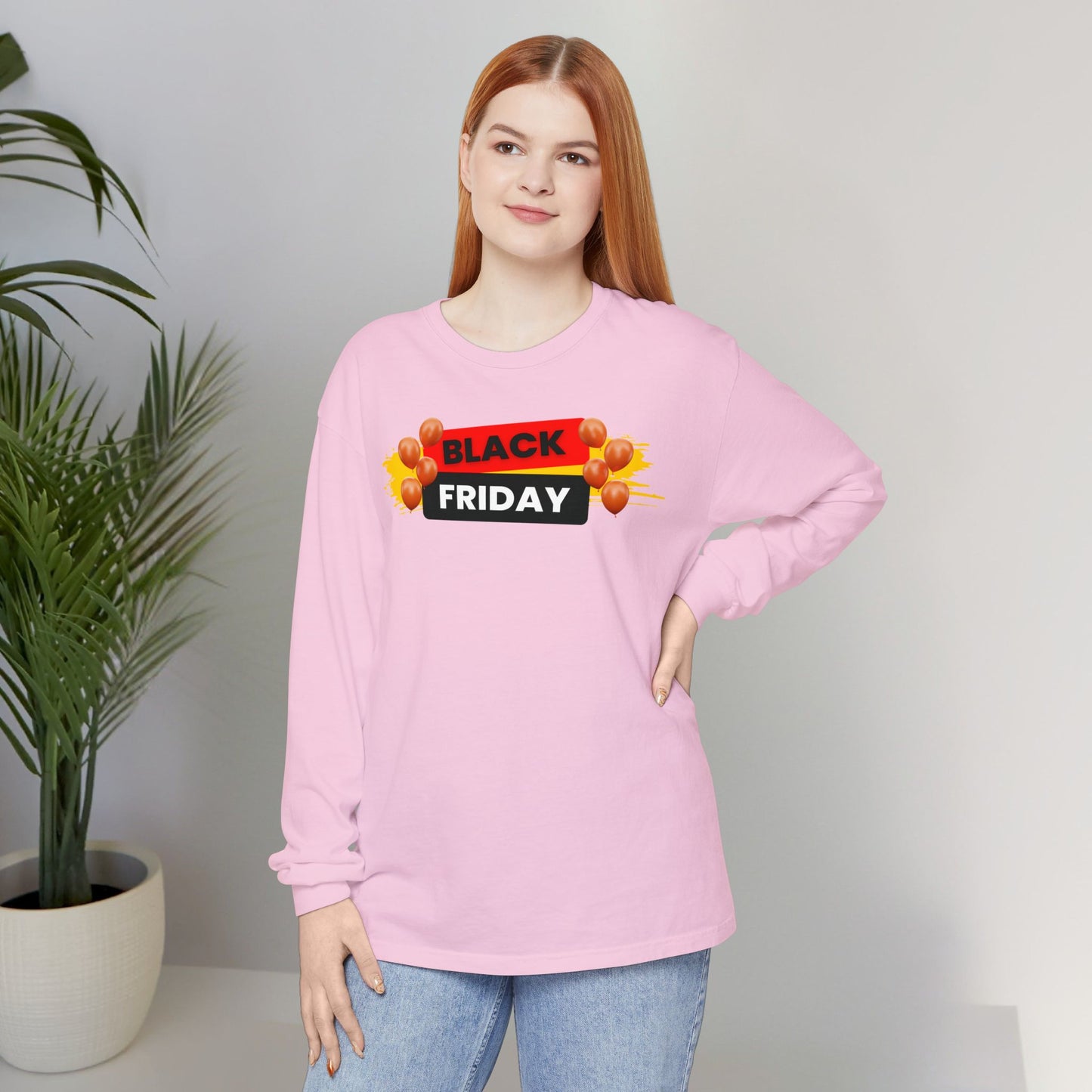Black Friday Party Long Sleeve - Celebration Graphic Unisex Tee