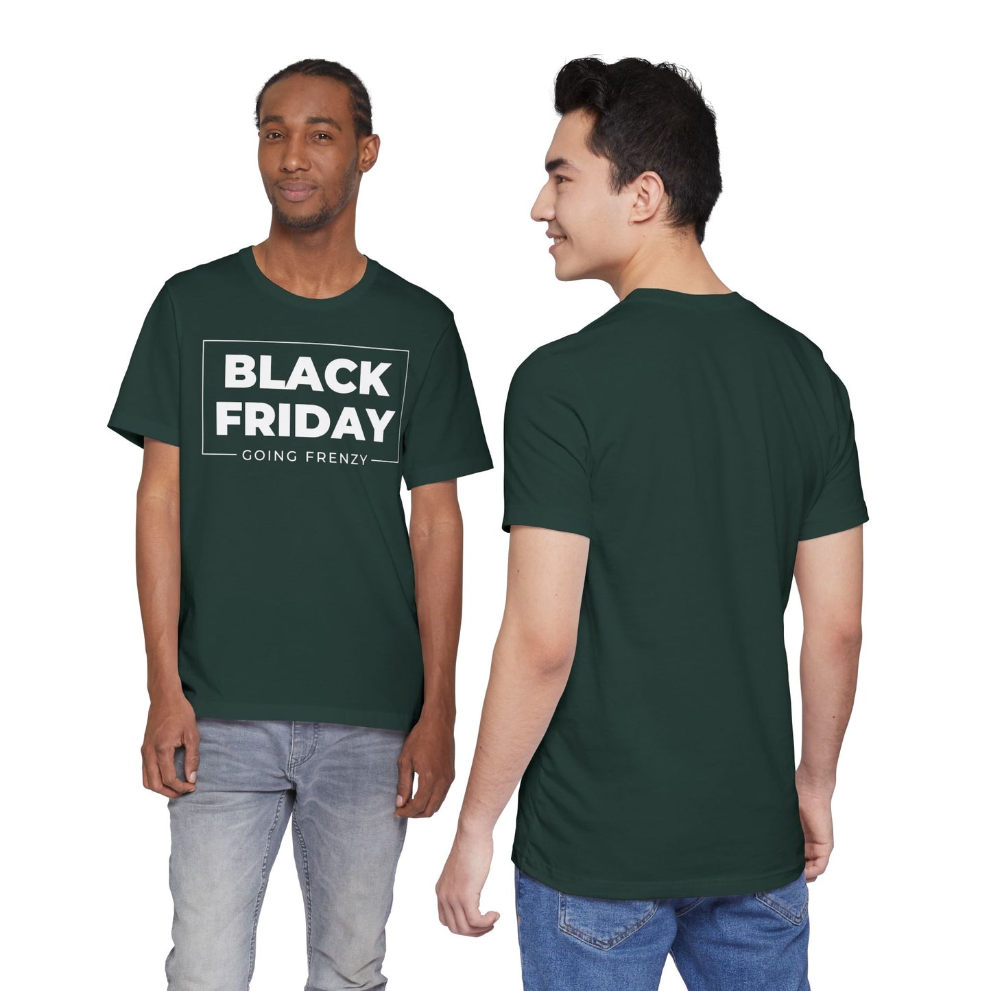 Black Friday Going Frenzy T-Shirt - Badge Graphic Unisex Tee