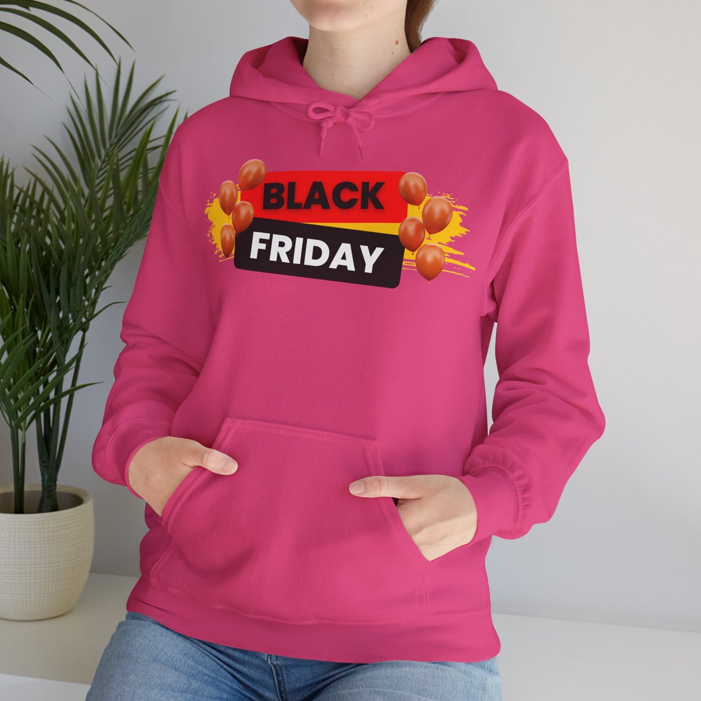 Black Friday Party Hoodie - Celebration Graphic Unisex Fleece