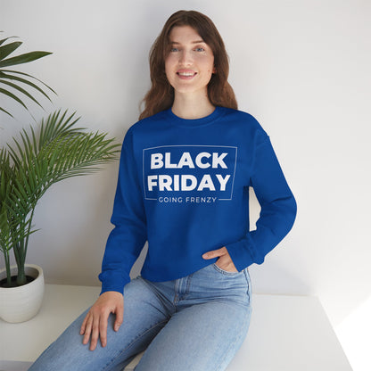 Black Friday Going Frenzy Sweatshirt - Badge Graphic Crewneck