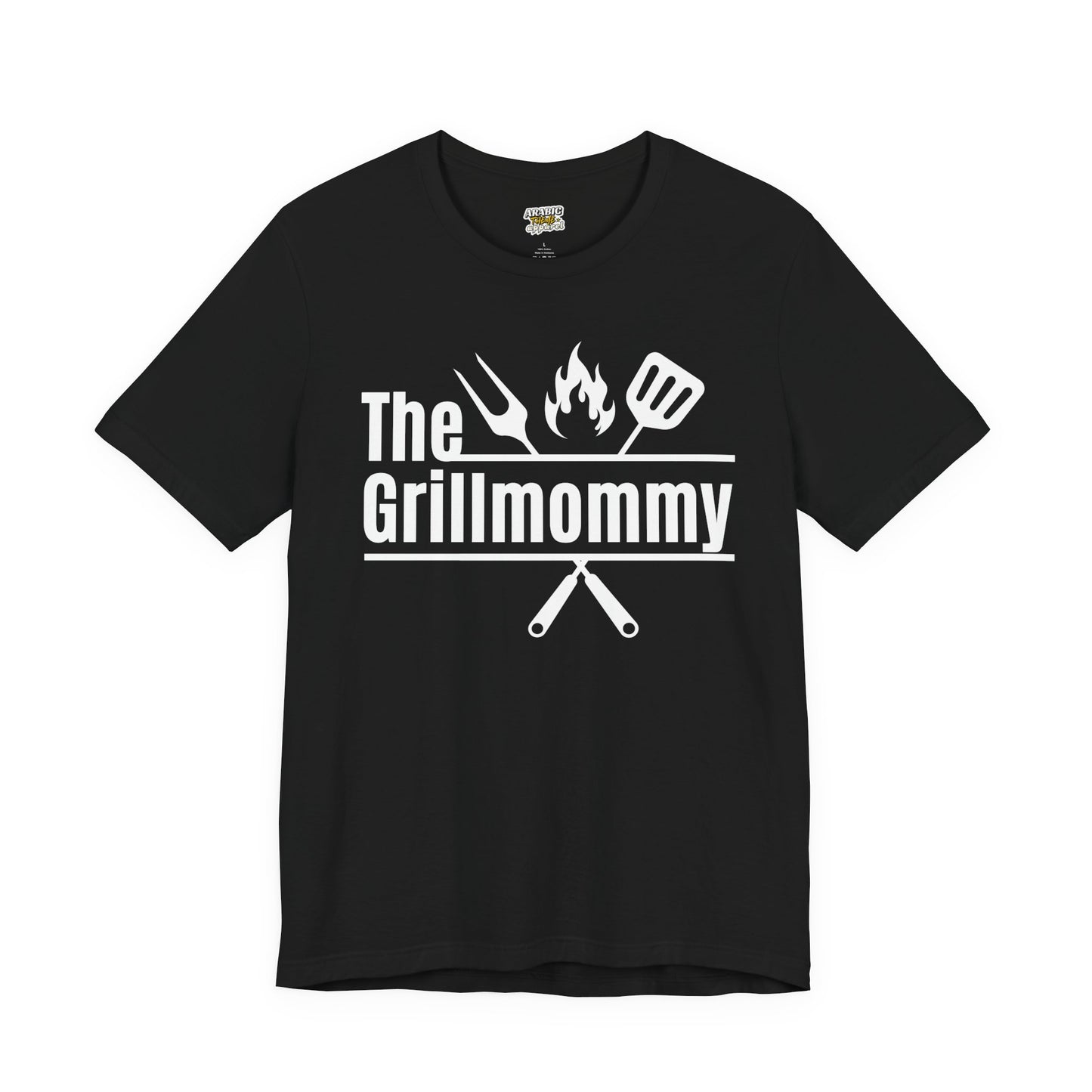 The Grillmommy Typography Tee T-Shirt - Cozy Soft Cotton Unisex BBQ Graphic Tee
