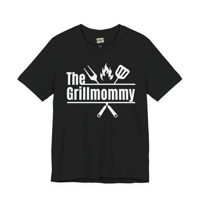 The Grillmommy Typography Tee T-Shirt - Cozy Soft Cotton Unisex BBQ Graphic Tee