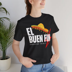 El Buen Fin Shopping Frenzy T-Shirt - Lightning Graphic Unisex Tee