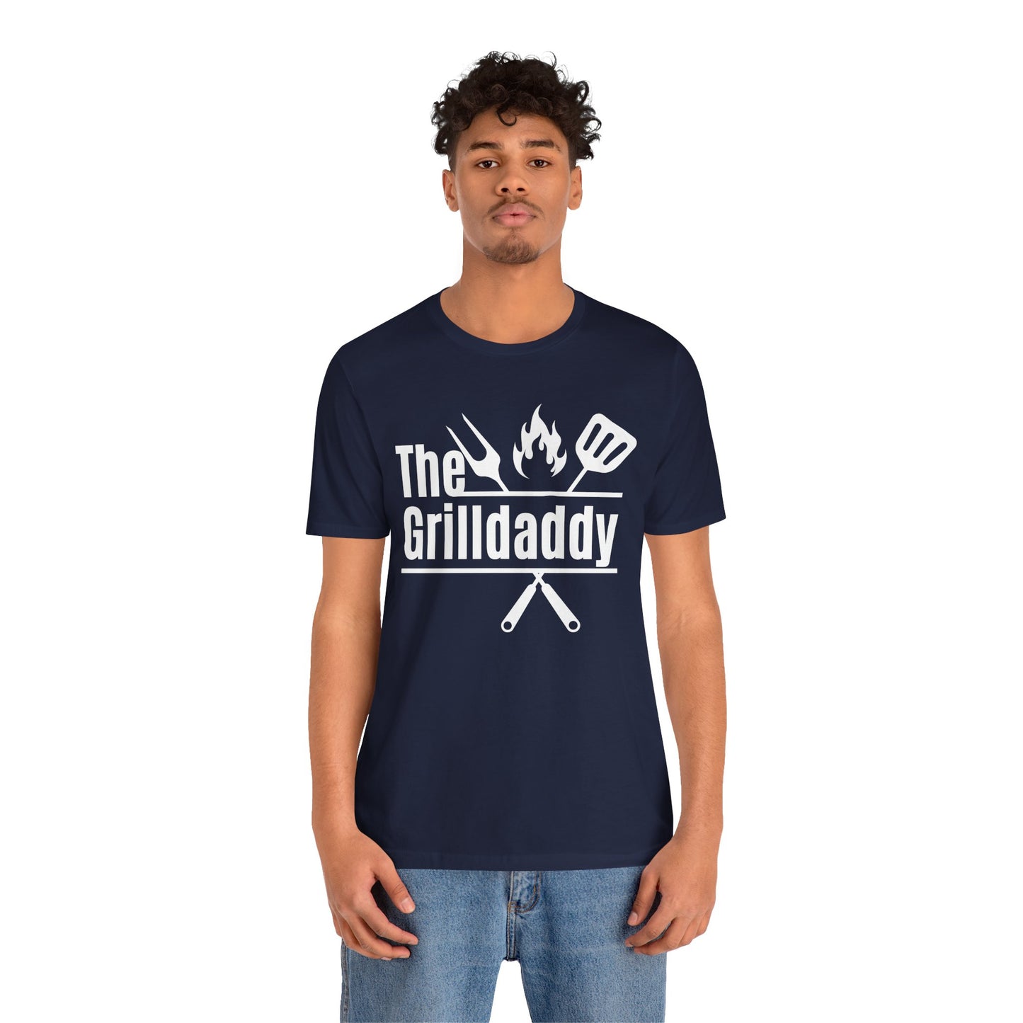 The Grilldaddy Typography Tee T-Shirt - Cozy Soft Cotton Unisex BBQ Graphic Tee