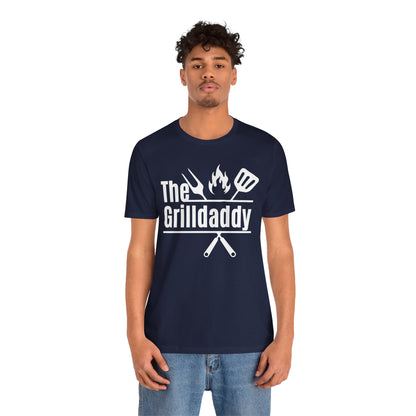 The Grilldaddy Typography Tee T-Shirt - Cozy Soft Cotton Unisex BBQ Graphic Tee