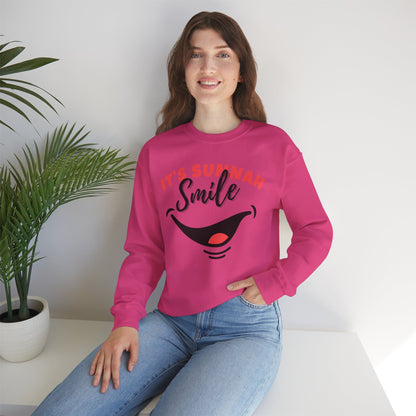 It's Sunnah Smile Graphic Sweatshirt - It's Sunnah Smile Typography Islamic Unisex Sweatshirt