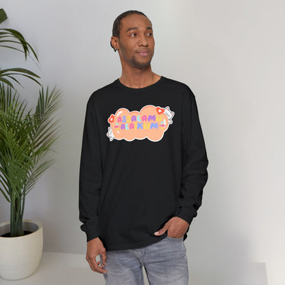 Assalamualaikum Typographic Long Sleeve Tee T-Shirt - Cute Cat Lover Graphic Cozy Soft Cotton Unisex Long Sleeve Tee