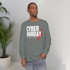 Cyber Monday Shopping Frenzy Long Sleeve - Lightning Graphic Tee