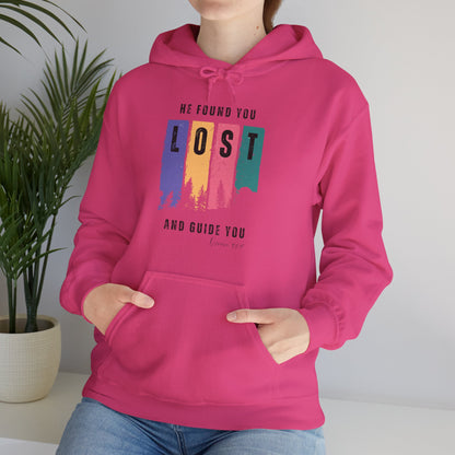 He Found You lost And Guide You Graphic Hoodie - He Found You lost And Guide You Typography Islamic Unisex Hoodie