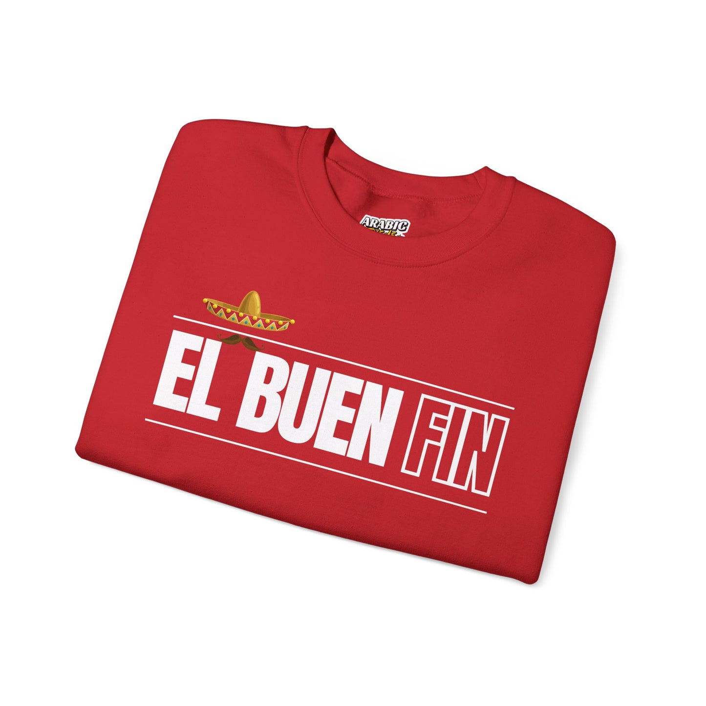 El Buen Fin Mustache Graphic Sweatshirt - Premium Unisex Crewneck