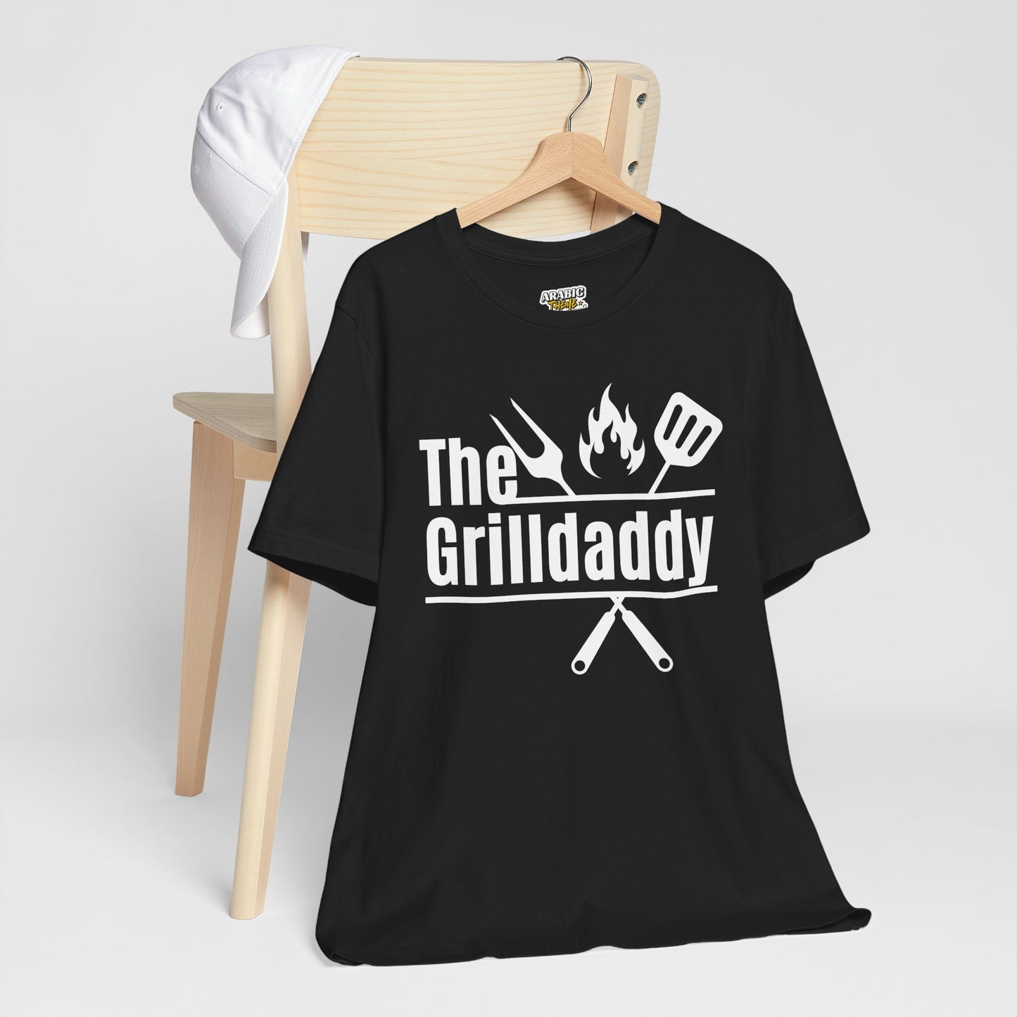 The Grilldaddy Typography Tee T-Shirt - Cozy Soft Cotton Unisex BBQ Graphic Tee