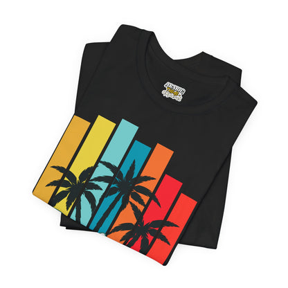 Salam Vibes Palm Tree Graphic Tee T-Shirt - Cozy Soft Cotton Graphic Unisex Tee