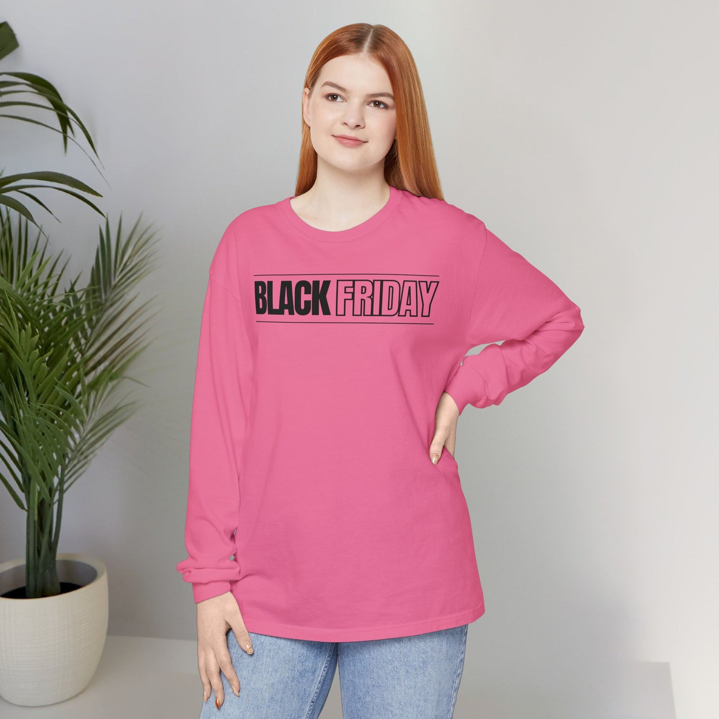 Black Friday Graphic Long Sleeve - Premium Unisex Cotton