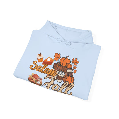 Salam Fall Alhamdulillah Graphic Hoodie - Alhamdulillah Arabic Calligraphy Islamic Unisex Hoodie