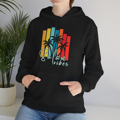 Salam Vibes Palm Tree Graphic Hoodie - Cozy Soft Cotton Graphic Unisex Hoodie