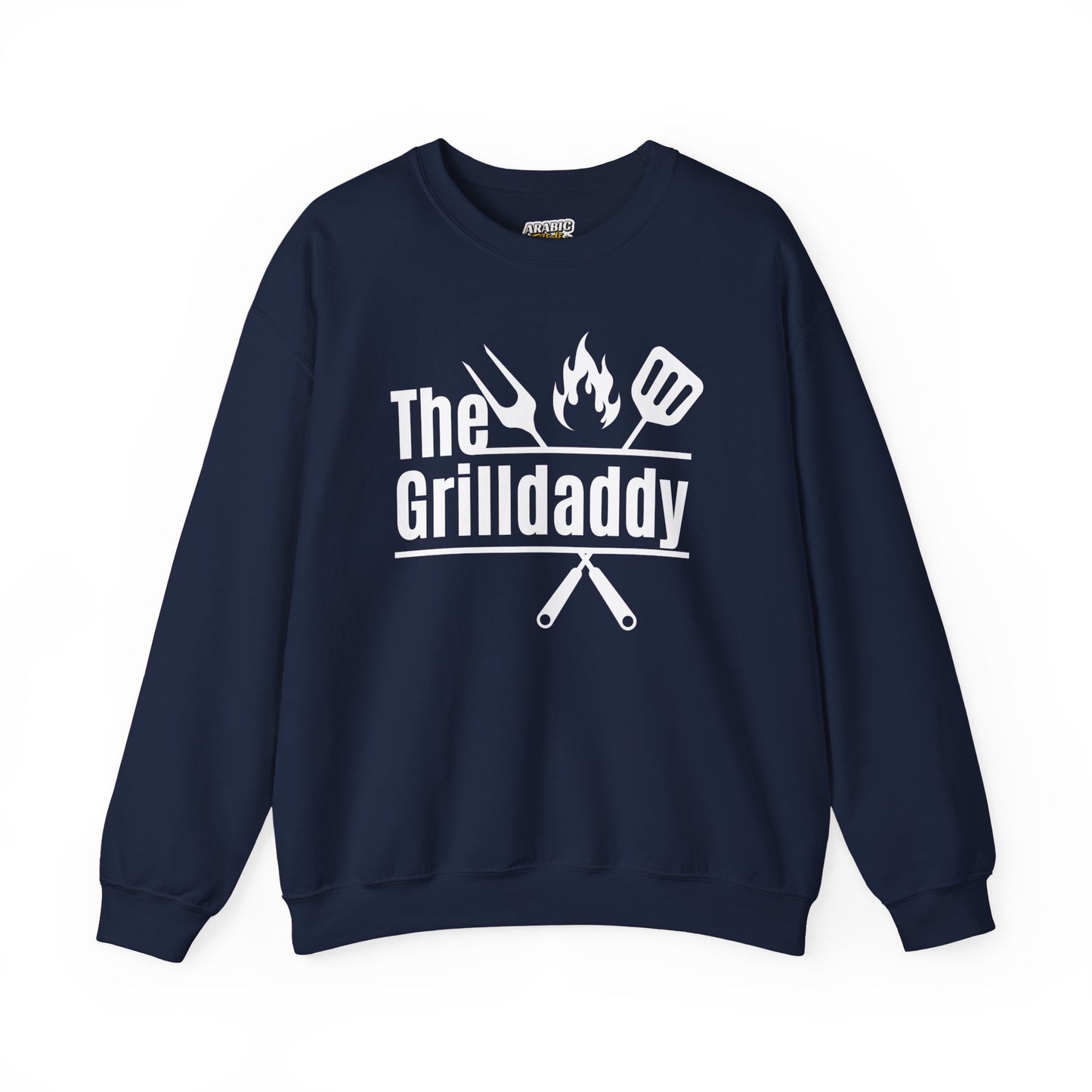 The Grilldaddy Typography Sweatshirt - Cozy Soft Cotton Unisex BBQ Graphic Sweatshirt